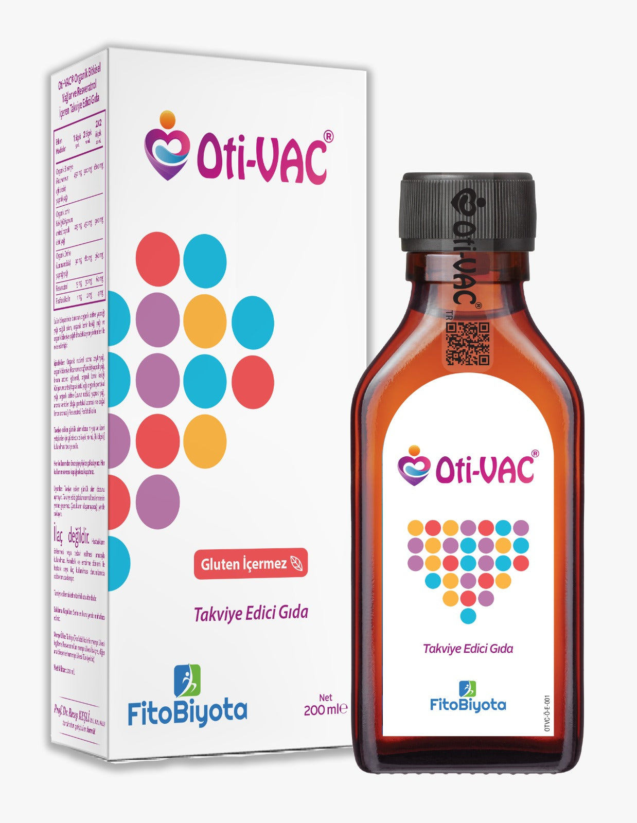 Oti-VAC Organic Herbal Oils and Resveratrol Supplement (2 Boxes) 200+200 mL