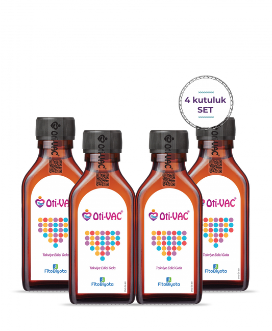 Oti-VAC Organik Bitkisel Yağlar ve Resveratrol İçeren Takviye Edici Gıda (4 Kutu)