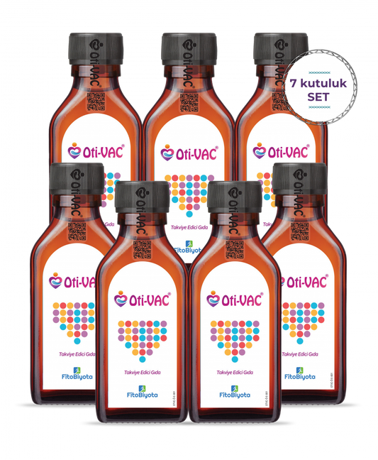 Oti-VAC Organik Bitkisel Yağlar ve Resveratrol İçeren Takviye Edici Gıda (7 Kutu)