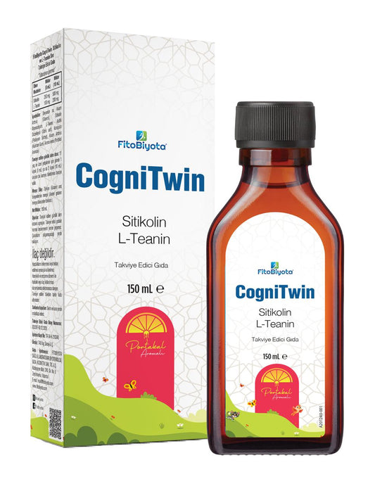 FitoBiyota CogniTwin Sitikolin ve L-Teanin Sıvı Takviye Edici Gıda 150 mL