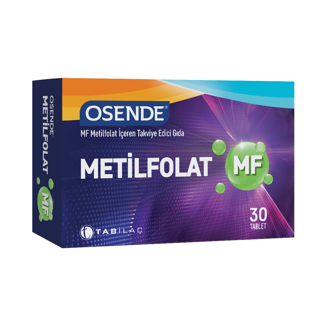 Osende MF Metilfolat İçeren Takviye Edici Gıda 30 Tablet