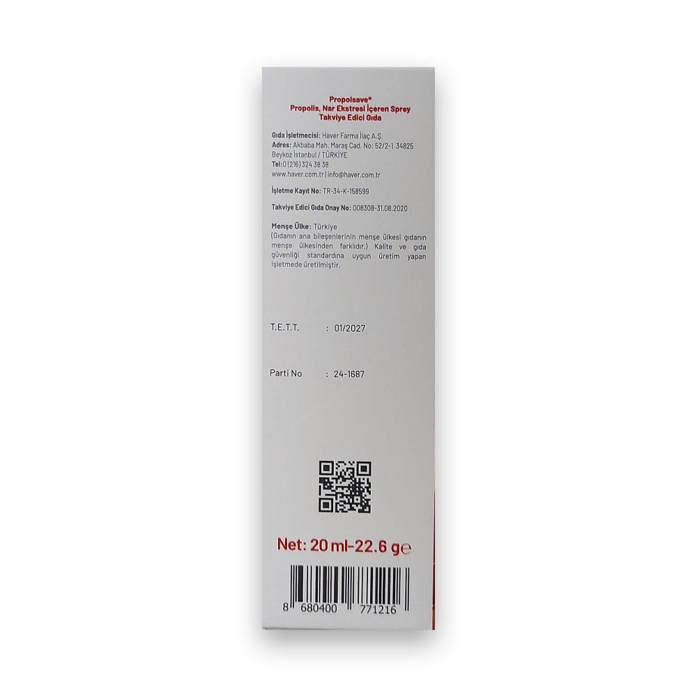 Propolsave Propolis Nar Sprey 20 mL